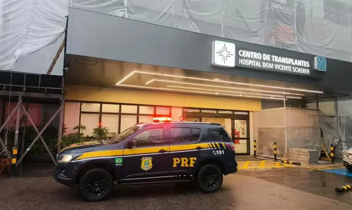 PRF realiza escolta de paciente de 26 anos de Pelotas a Porto Alegre para transplante urgente de rim