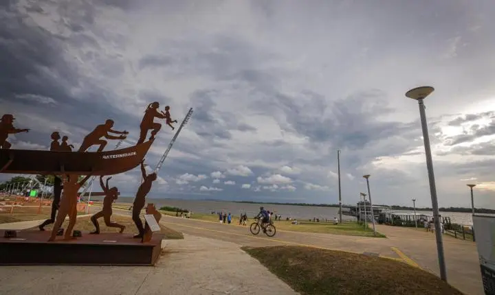 Quarta-feira terá nebulosidade, chuva isolada e alerta para vento de até 60 km/h no RS