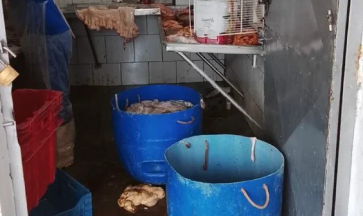 RS: operação apreende 2 toneladas de alimentos e interdita frigorífico