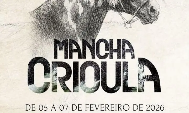 Sindicato Rural de Guaíba recebe Mancha Crioula 2026 entre 05 e 07 de fevereiro
