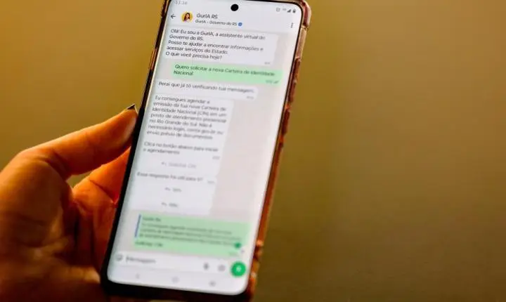 Solicitação da carteira de identidade pode agora ser feita pelo WhatsApp no RS