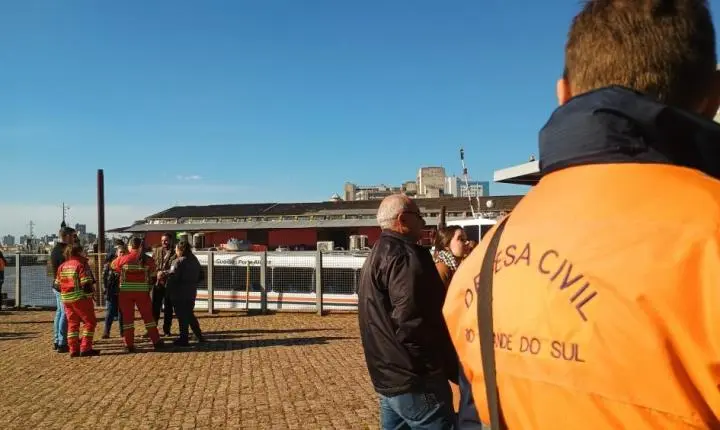 Visita técnica no Guaíba encerra congresso internacional de Defesa Civil no Estado