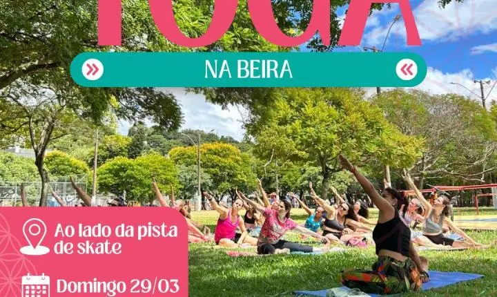 Yoga ao ar livre será realizado neste domingo no Parque da Juventude em Guaíba